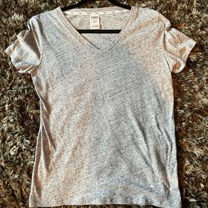 Grey soft v-neck